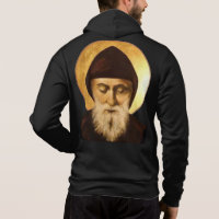 Saint Charbel Makhlouf-Both Sides-Zippered Hoodie