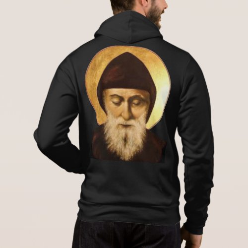 Saint Charbel Makhlouf_Both Sides_Zippered Hoodie