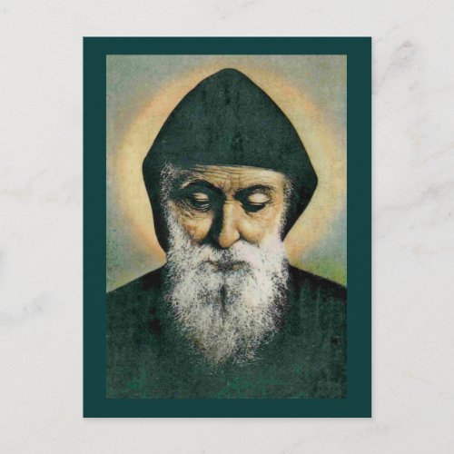 Saint Charbel Portrait Postcard