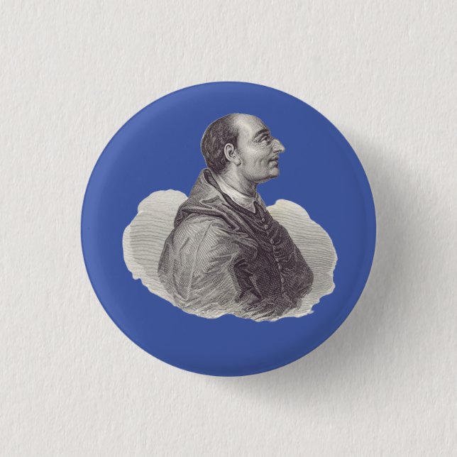 Saint Charles Borromeo Archbishop of Milan Button (Front)