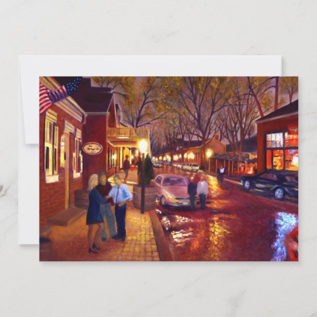 Saint Charles Cityscape Oil Landscape Painting (Front)