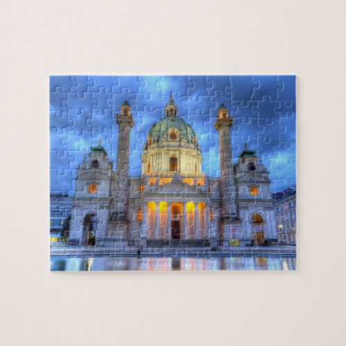 Saint Charless Church in Vienna Austria Jigsaw Puzzle