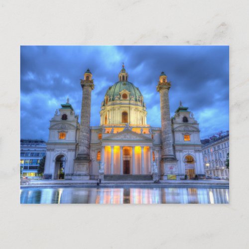 Saint Charless Church in Vienna Austria Postcard