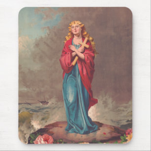 Saint Christina of Bolsena patron of sailors Mouse Pad