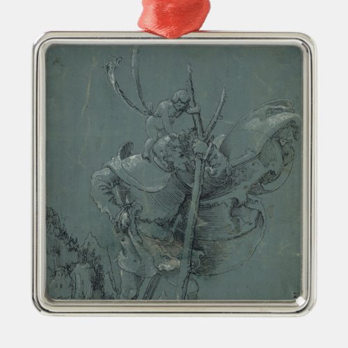 Saint Christopher 1510 Metal Ornament