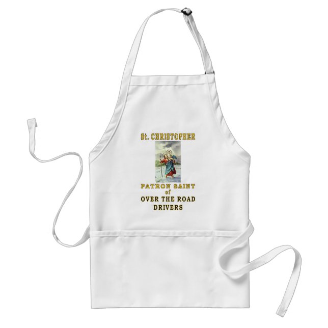 SAINT CHRISTOPHER ADULT APRON (Front)