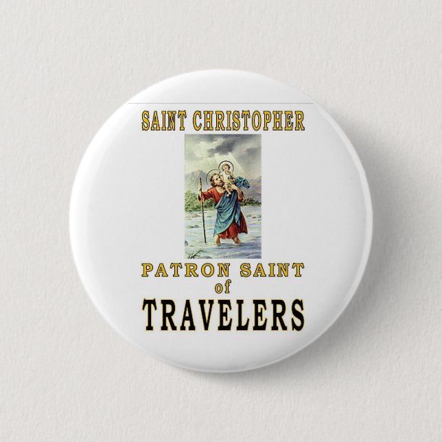SAINT CHRISTOPHER BUTTON (Front)