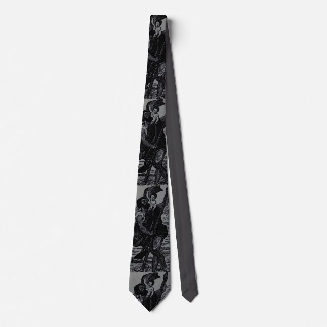 Saint Christopher by Titian  Neck Tie (Front)