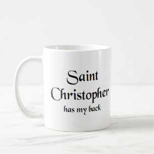 saint christopher coffee mug