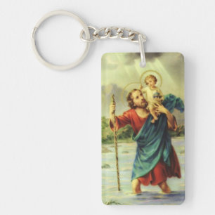 Saint Christopher Keychain