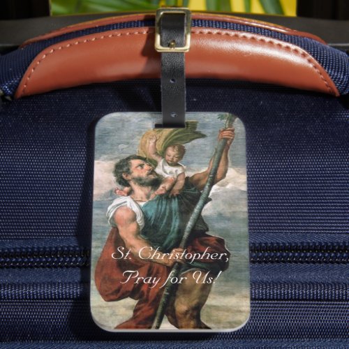 Saint Christopher Luggage Tag