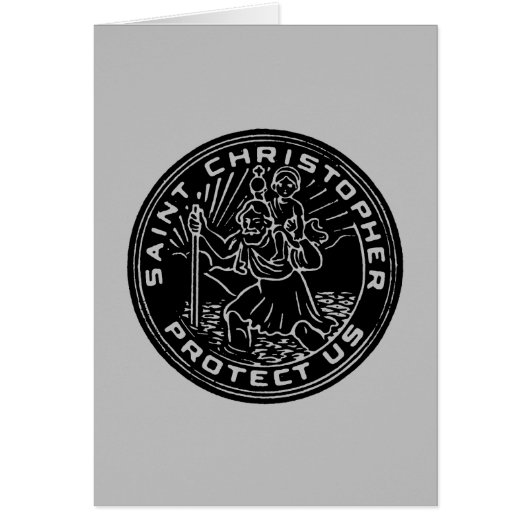 Saint Christopher Medal Cards (Front)