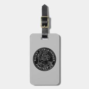 Saint Christopher Medal Luggage Tag