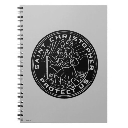 Saint Christopher Medal Notebook