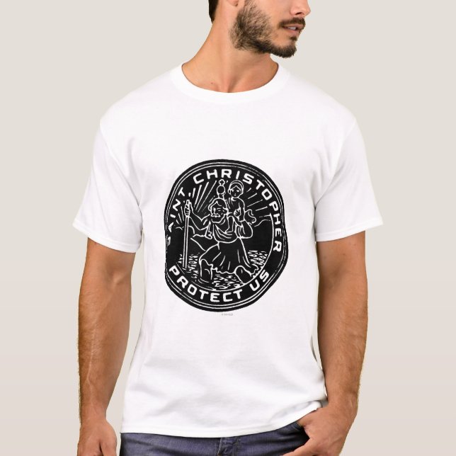 Saint Christopher Medal T-Shirt (Front)