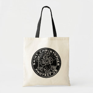 Saint Christopher Medal Tote Bag