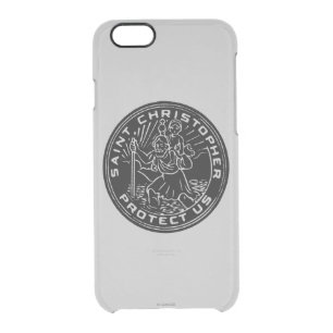 Saint Christopher Medal Clear iPhone 6/6S Case