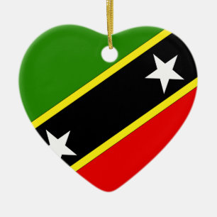 Saint Christopher Nevis Ceramic Ornament