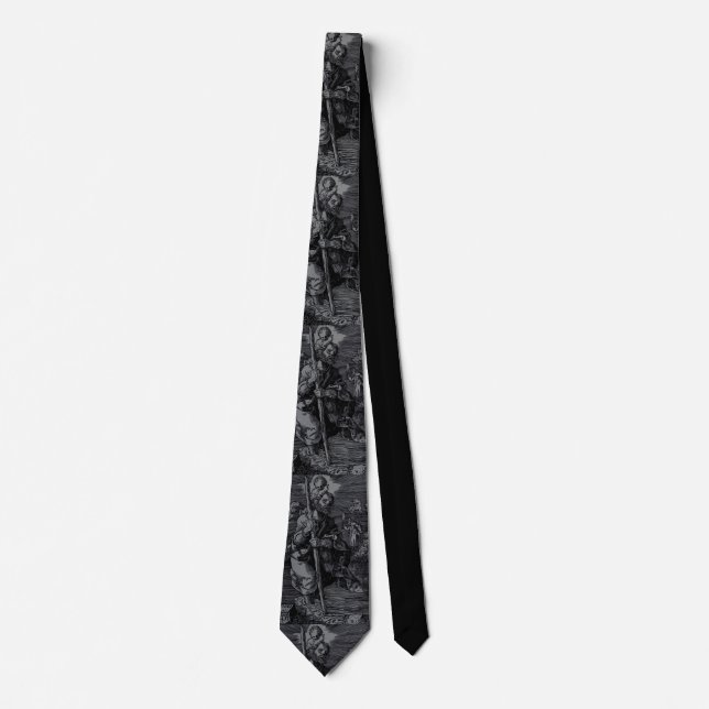 Saint Christopher venerated by Christians  Neck Tie (Front)