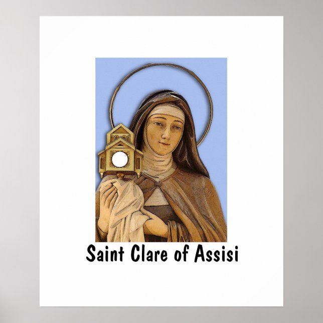 Saint Clare Assisi Poster (Front)