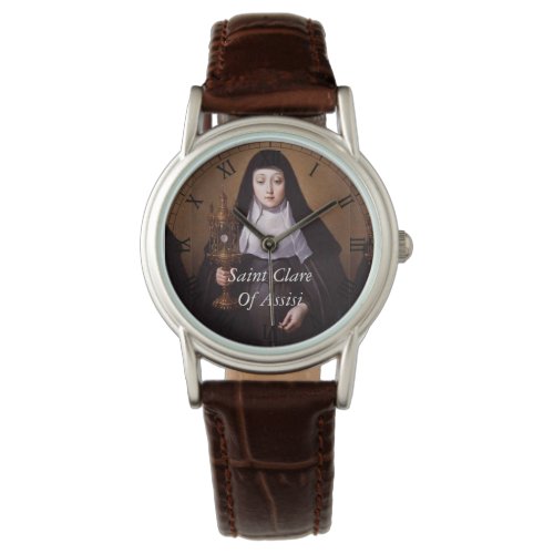 saint clare of assasi watch