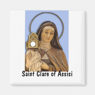 Saint Clare of Assisi Magnet
