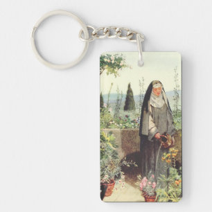 Saint Clare of Assisi: Patroness of Television Keychain