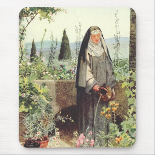 Saint Clare of Assisi: Patroness of Television Mouse Pad