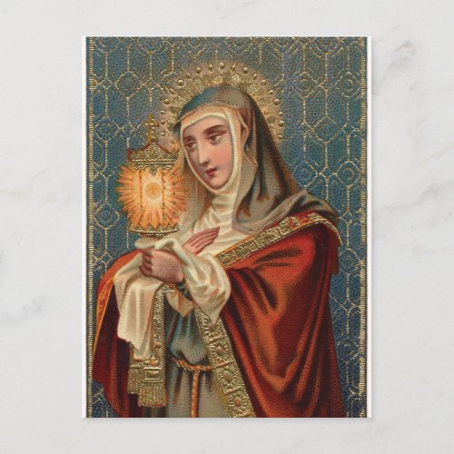 Saint Clare of Assisi Postcard