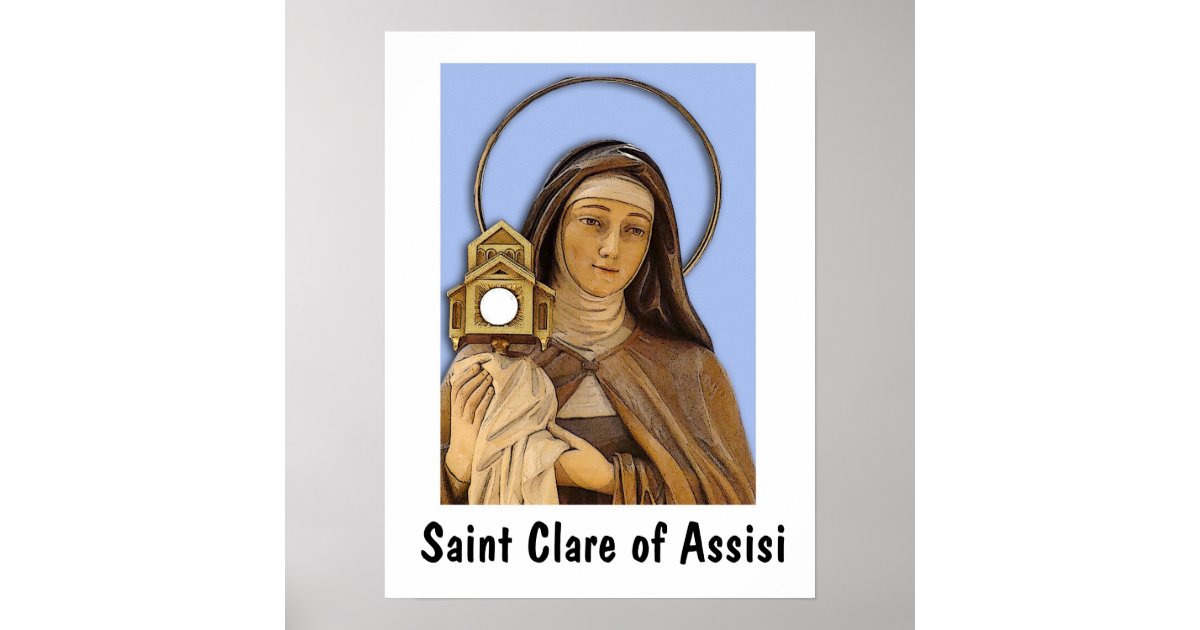 Saint Clare of Assisi Poster | Zazzle