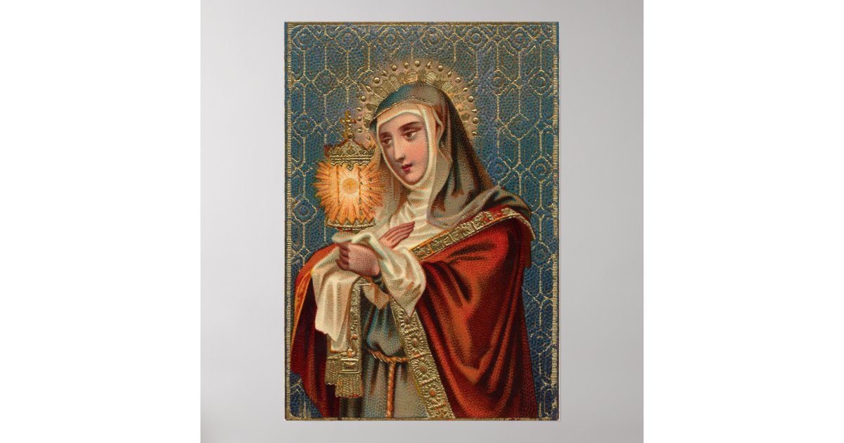 Saint Clare of Assisi Poster | Zazzle