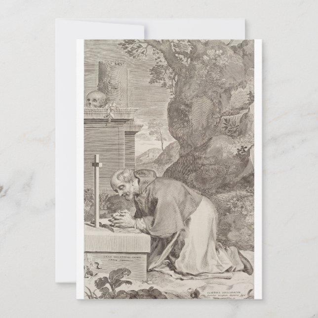 Saint Claude La Colombière Priest and Confessor Invitation (Front)