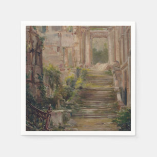 Saint-Cloud Castle Ruins Stairs Napkins