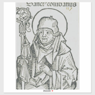 Saint Columba Apostle of the Picts Sticker