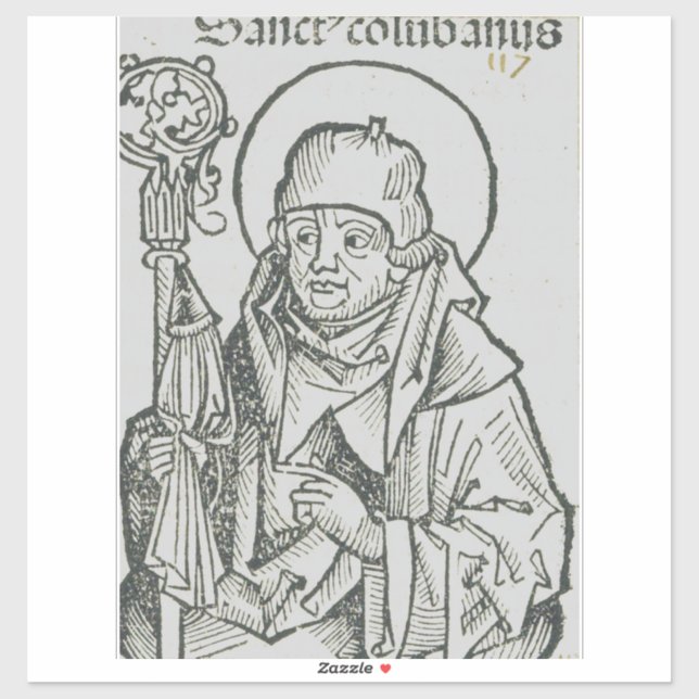 Saint Columba Apostle of the Picts Sticker (Sheet)