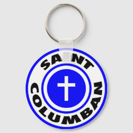 Saint Columban Keychain
