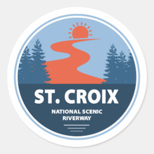 Saint Croix National Scenic Riverway Classic Round Sticker