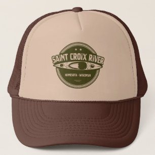 Saint Croix River Minnesota Wisconsin Kayaking Trucker Hat