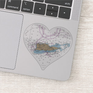 Saint Croix USVI Chart Sticker