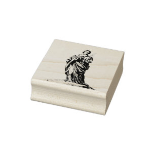 Saint Cunera of Rhenen virgin and martyr Rubber Stamp