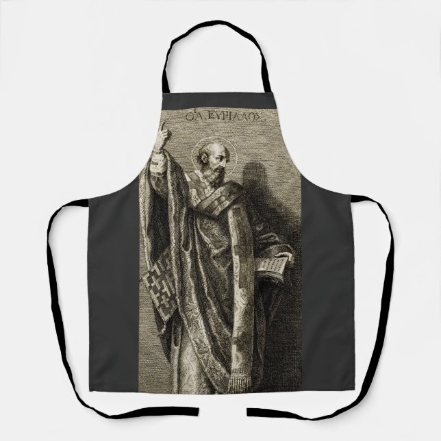 Saint Cyril of Jerusalem Confessor Apron (Front)