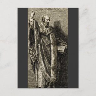 Saint Cyril of Jerusalem Confessor Holiday Postcard
