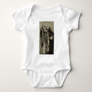 Saint Cyril of Jerusalem Sacred Graphic Art Baby Bodysuit