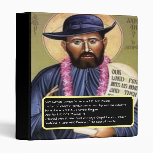 Saint Damien Father Damien Binder (Front/Spine)