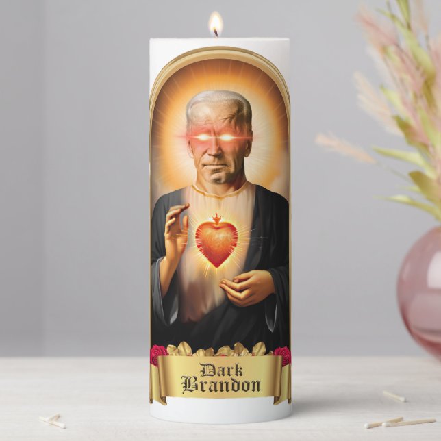 Saint Dark Brandon Prayer Candle (In Situ)