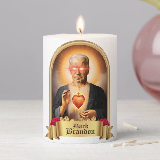 Saint Dark Brandon Prayer Candle (In Situ)