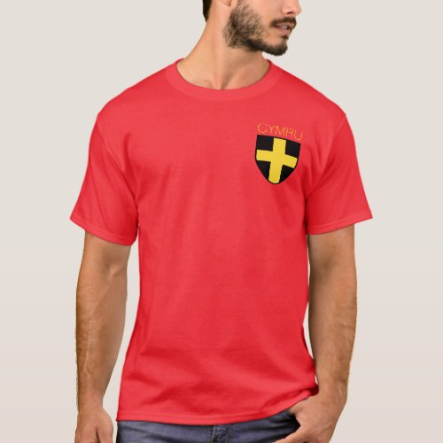 Saint David Badge Wales Cymru T_Shirt