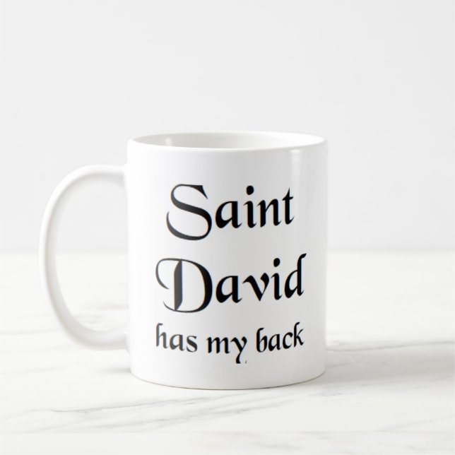 saint david coffee mug (Left)
