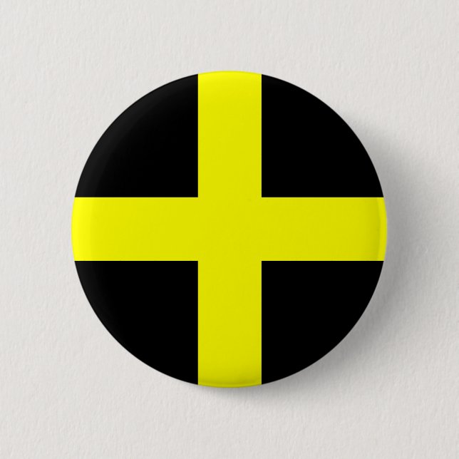 saint david flag button (Front)