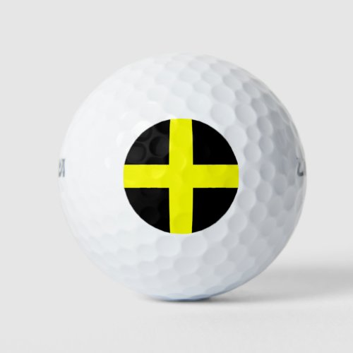 saint david flag golf balls